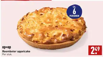 ALDI Roomboter appelcake per stuk aanbieding