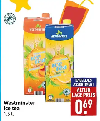 ALDI Westminster ice tea 1.5 L aanbieding