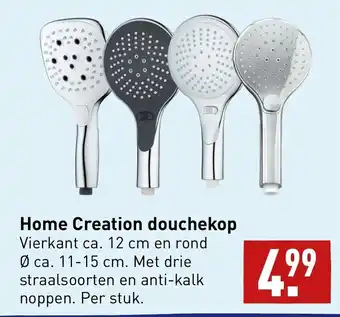 ALDI Home Creation douchekop aanbieding