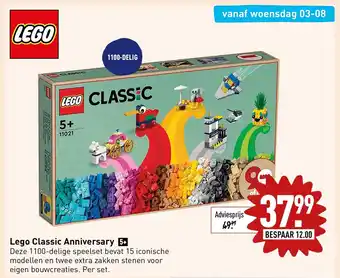 ALDI Lego Classic Anniversary per set aanbieding