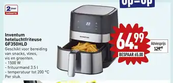 ALDI Inventum heteluchtfriteuse GF350HLD aanbieding