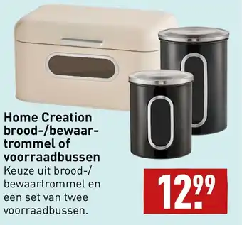 ALDI Home Creation brood-/bewaar-trommel of voorraadbussen aanbieding