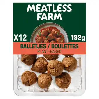 Jumbo Meatless farm 12x vegetarische gehaktballetjes 192g aanbieding