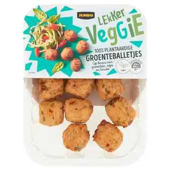 Jumbo Jumbo lekker veggie groenteballetjes vegan 200g aanbieding