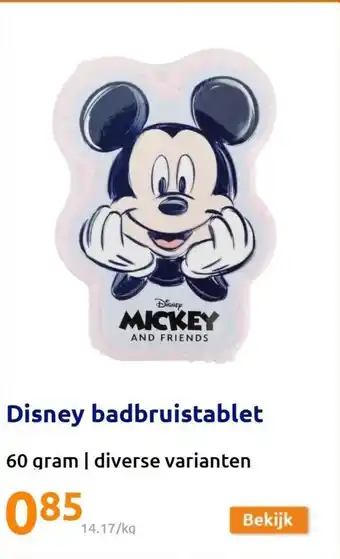 Action Disney badbruistablet 60 gram aanbieding