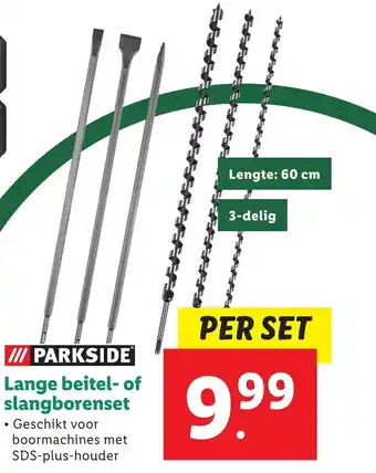 Lidl Parkside Lange beitel- of slangborenset per set aanbieding