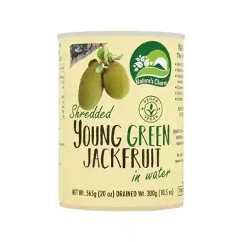 Jumbo Nature's charm young green jackfruit shredded in water blik 565g aanbieding