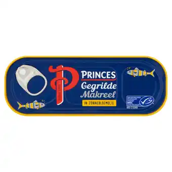 Jumbo Princes gegrilde makreel in zonnebloemolie 120g aanbieding