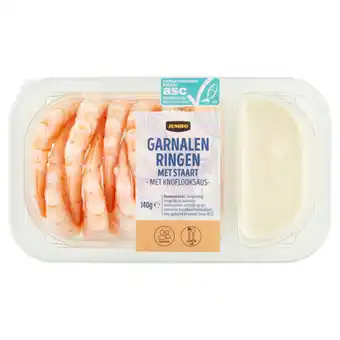 Jumbo Jumbo garnalen met staart 140g aanbieding