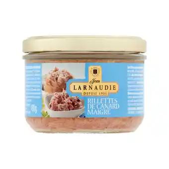 Jumbo Jean larnaudie rillettes de canard maigre 180g aanbieding