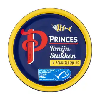 Jumbo Princes tonijnstukken in zonnebloemolie msc 100g aanbieding