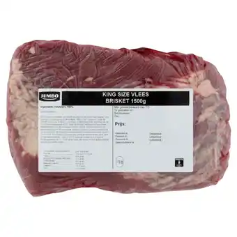 Jumbo Jumbo king size vlees brisket 1, 5kg aanbieding