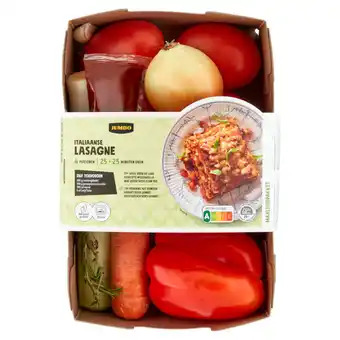 Jumbo Jumbo maaltijdpakket italiaanse lasagne 4 personen aanbieding