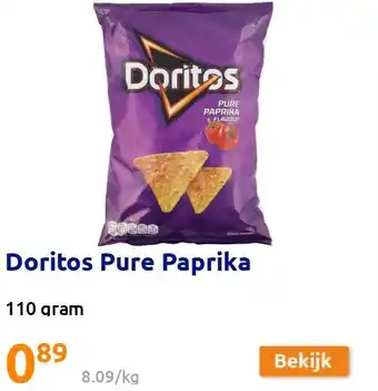 Action Doritos pure paprika aanbieding