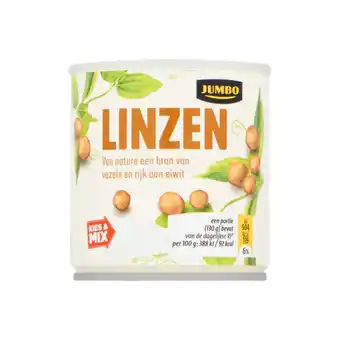 Jumbo Jumbo linzen 200g aanbieding