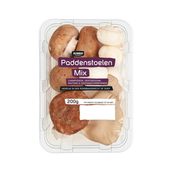 Jumbo Jumbo paddenstoelen mix 200g aanbieding