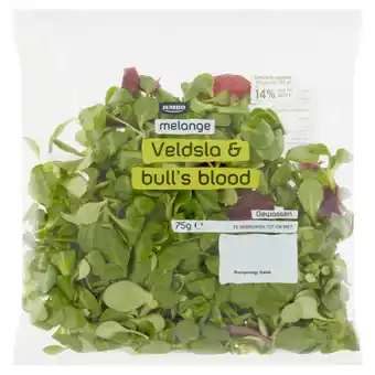 Jumbo Jumbo melange veldsla & bull's blood 75g aanbieding