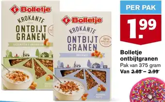 Hoogvliet Bolletje ontbijtgranen 375 gram aanbieding