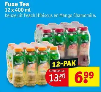 Kruidvat Fuze tea aanbieding