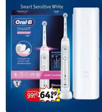 Kruidvat Oral-b smart sensitive white aanbieding