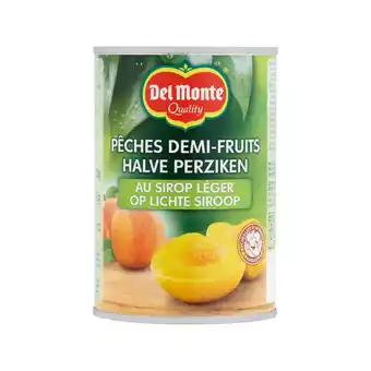 Jumbo Del monte halve perziken op lichte siroop 420g aanbieding