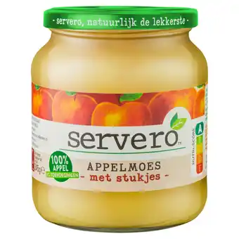 Jumbo Servero 100% appelmoes met stukjes 345g aanbieding