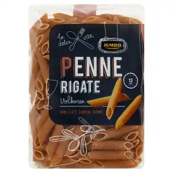 Jumbo Jumbo la dolce vita penne rigate volkoren 500g aanbieding