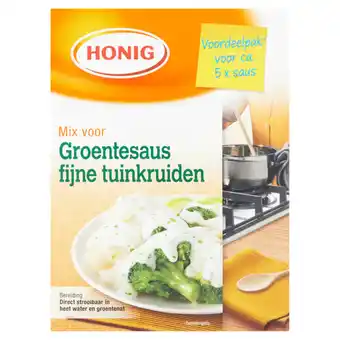 Jumbo Honig mix voor groentesaus tuinkruiden 150g aanbieding