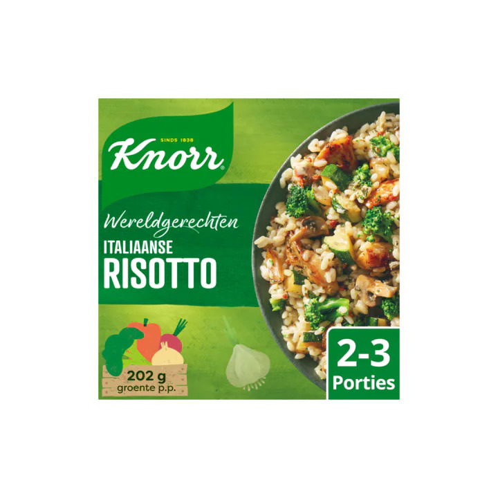 Knorr wereldgerechten maaltijdpakketten italiaanse risotto 257gr