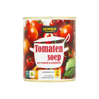 Jumbo Jumbo tomatensoep met vermicelli & soepballetjes 300ml aanbieding