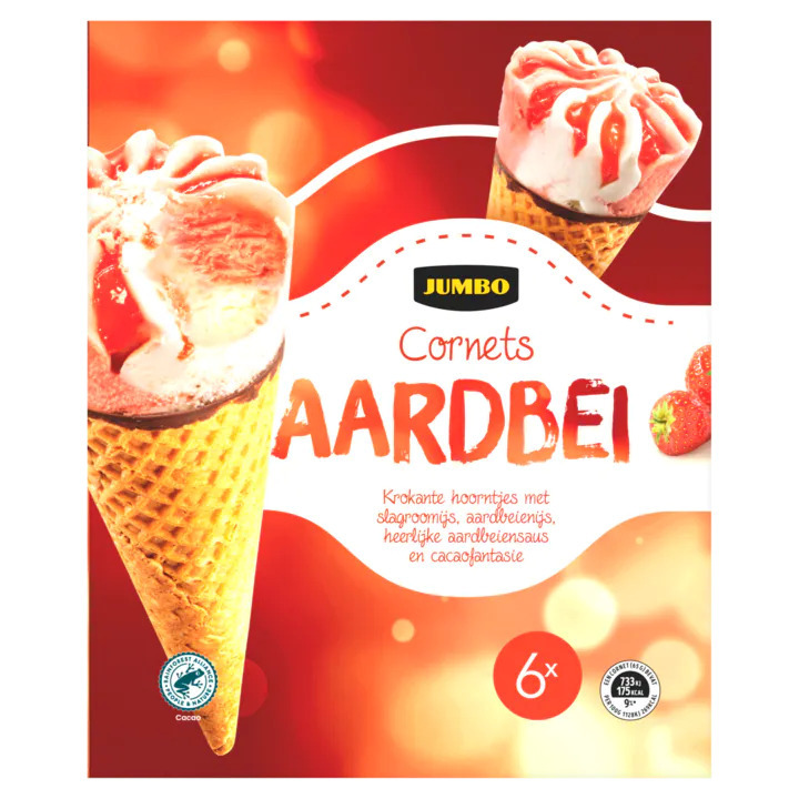 Jumbo aardbei 6 stuks aanbieding bij Jumbo