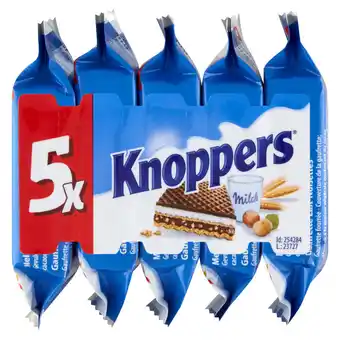 Jumbo Knoppers milk crispy 5 stuks 125g aanbieding