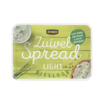 Jumbo Jumbo zuivel spread light bieslook 200g aanbieding