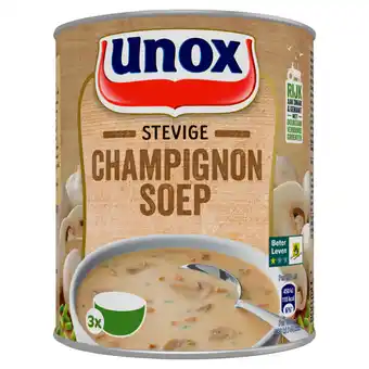 Jumbo Unox soep champignon 800ml aanbieding