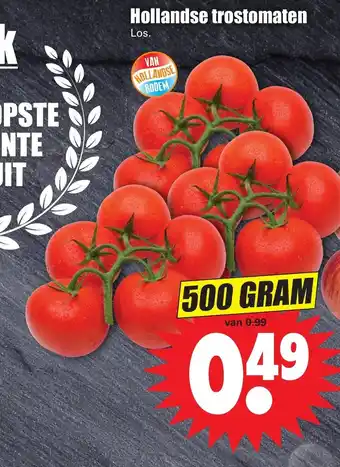 Dirk Hollandse trostomaten 500g aanbieding