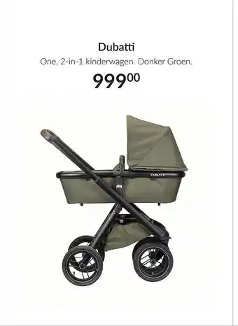 Babypark Dubatti one, 2-in1 kinderwagen aanbieding