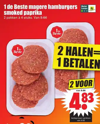 Dirk 1 de Beste magere hamburgers smoked paprika aanbieding