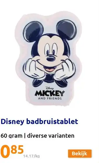 Action Disney badbruistablet aanbieding