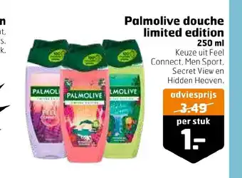 Trekpleister Palmolive douche limited edition 250 ml aanbieding