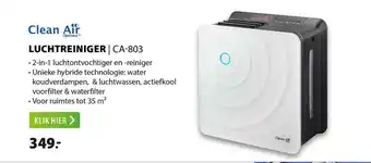 Expert Clean air luchtreiniger | ca-803 aanbieding