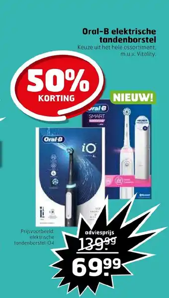 Trekpleister Oral-B elektrische tandenborstel aanbieding