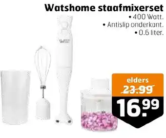 Trekpleister Watshome staafmixerset 0.6 liter aanbieding