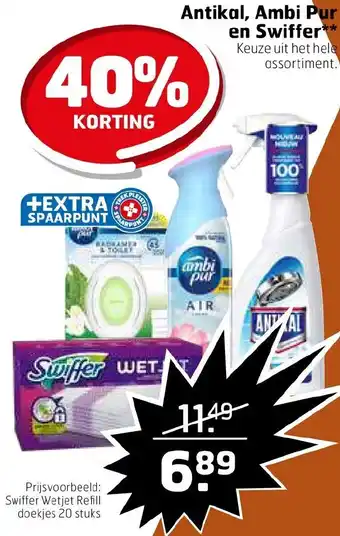 Trekpleister Antikal, Ambi Pur en Swiffer** 20 stuks aanbieding