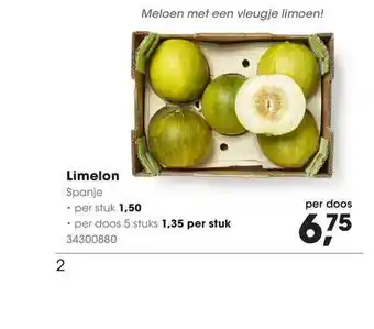 HANOS Limelon aanbieding