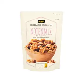 Jumbo Jumbo ongebrande & ongezouten notenmix 200g aanbieding