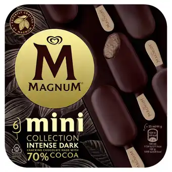 Jumbo Magnum mini ijs intense dark 6 x 55ml aanbieding