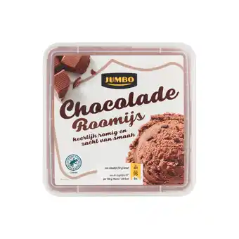 Jumbo Jumbo chocolade roomijs 500g aanbieding