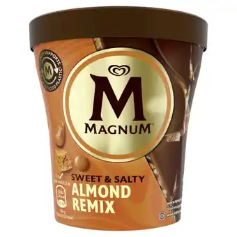 Jumbo Magnum pint ijs sweet & salty almond remix 440ml aanbieding