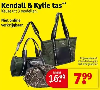 Kruidvat Kendall & Kylie tas aanbieding