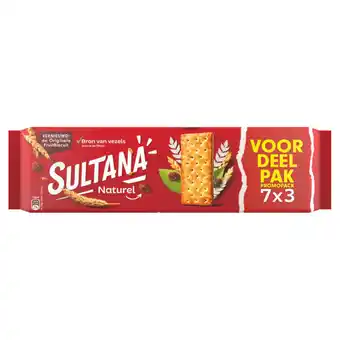 Jumbo Sultana naturel voordeelpak 7 x 3 stuks 306g aanbieding